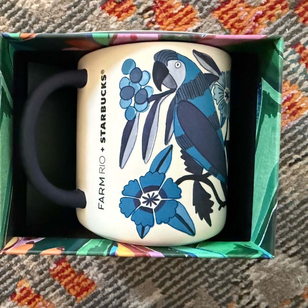 FARM Rio Blue Parrot Mug